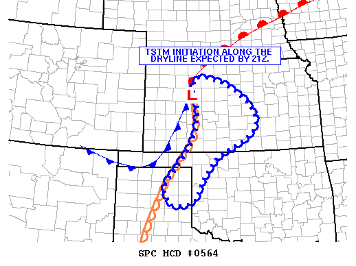 Mesoscale Discussion 564