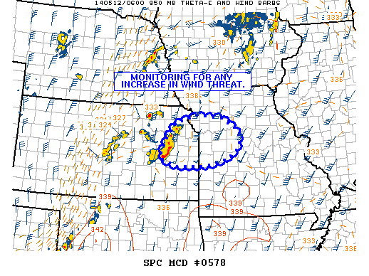 Mesoscale Discussion 578