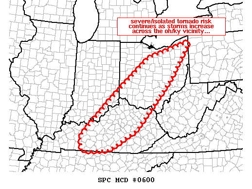 Mesoscale Discussion 600