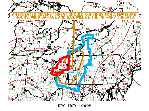 Mesoscale Discussion 605