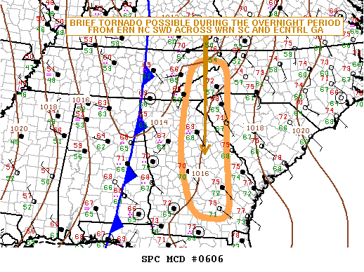 Mesoscale Discussion 606