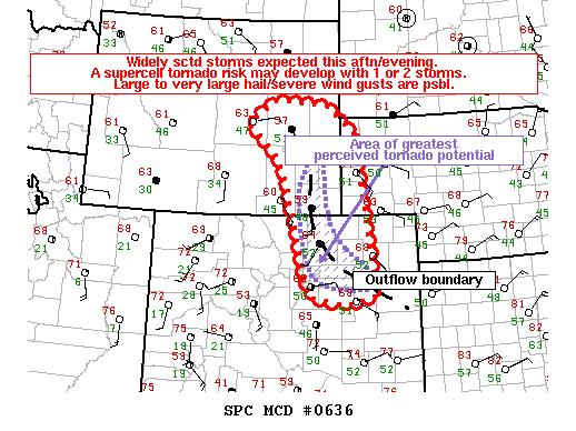 Mesoscale Discussion 636