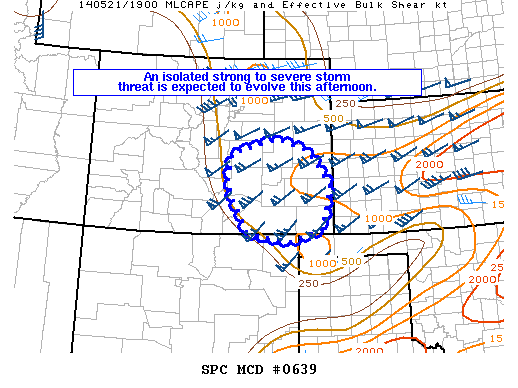 Mesoscale Discussion 639