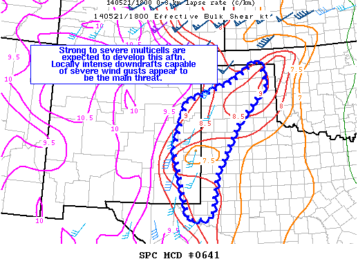 Mesoscale Discussion 641