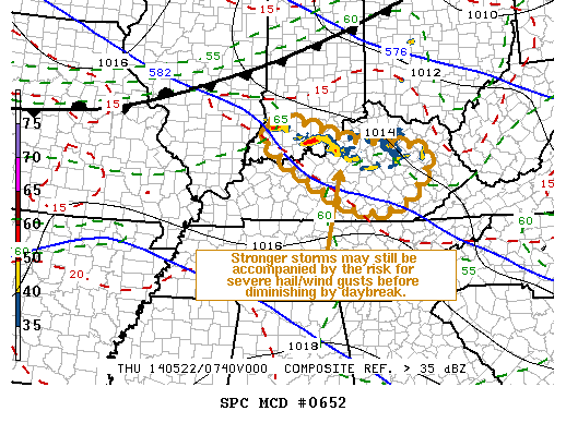 Mesoscale Discussion 652