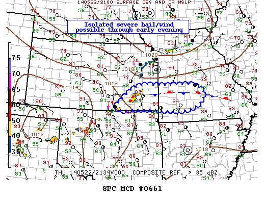 Mesoscale Discussion 661