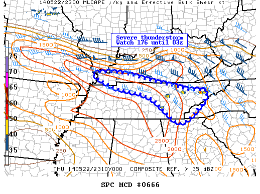 Mesoscale Discussion 666