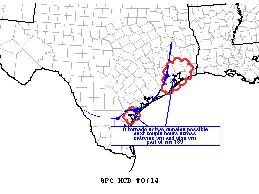 Mesoscale Discussion 714