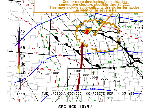 Mesoscale Discussion 792