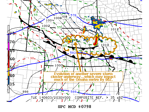 Mesoscale Discussion 798