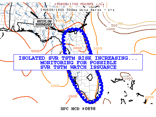 Mesoscale Discussion 898