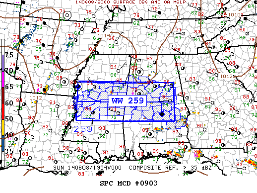 Mesoscale Discussion 903