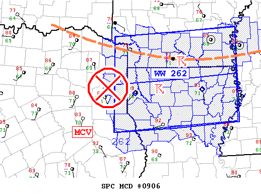Mesoscale Discussion 906