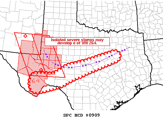 Mesoscale Discussion 909