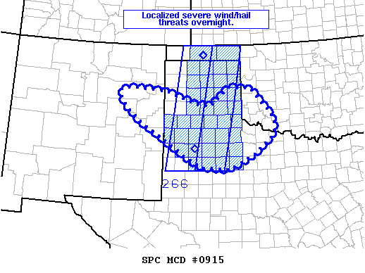 Mesoscale Discussion 915