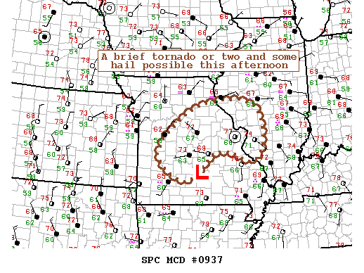 Mesoscale Discussion 937