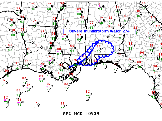 Mesoscale Discussion 939