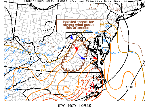 Mesoscale Discussion 940
