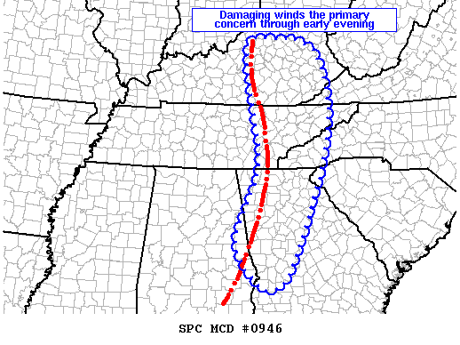 Mesoscale Discussion 946
