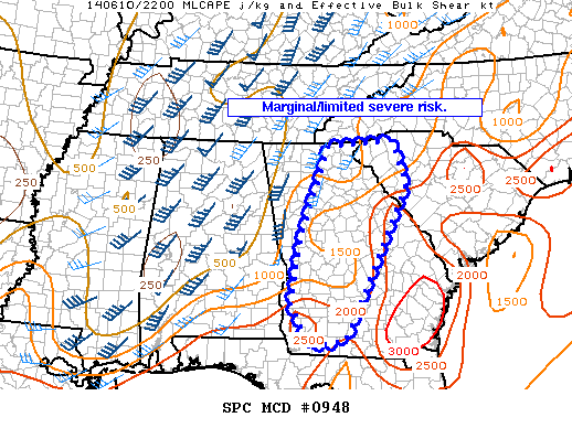 Mesoscale Discussion 948