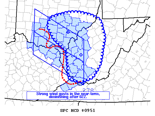 Mesoscale Discussion 951