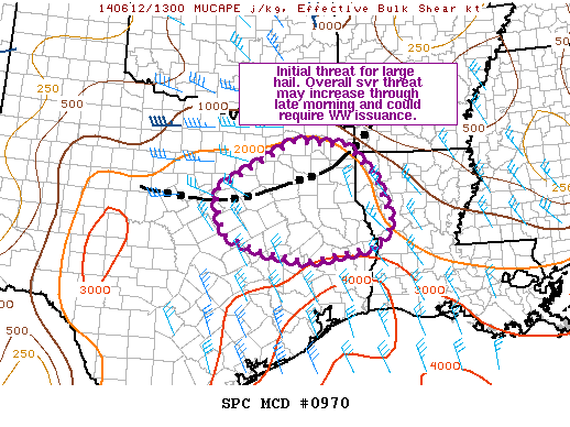 Mesoscale Discussion 970