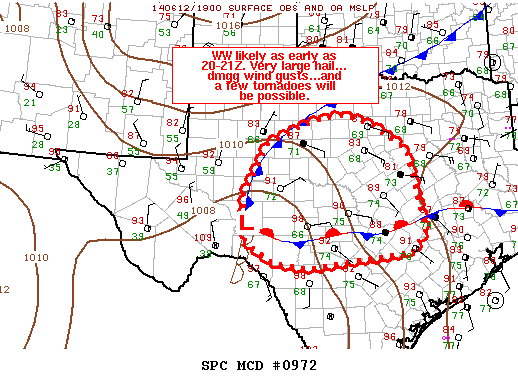 Mesoscale Discussion 972