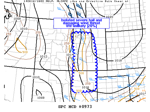Mesoscale Discussion 973