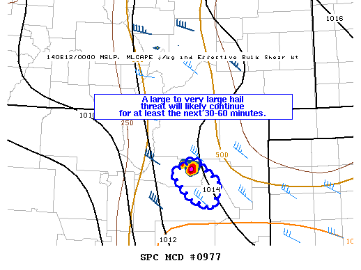 Mesoscale Discussion 977