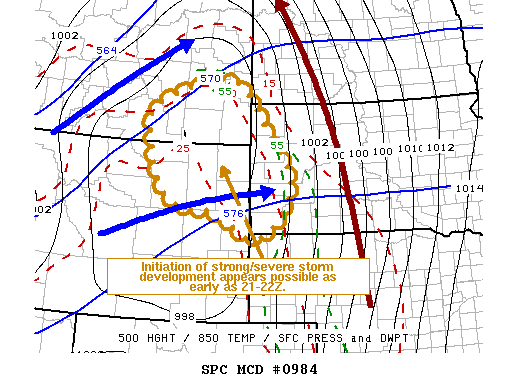 Mesoscale Discussion 984