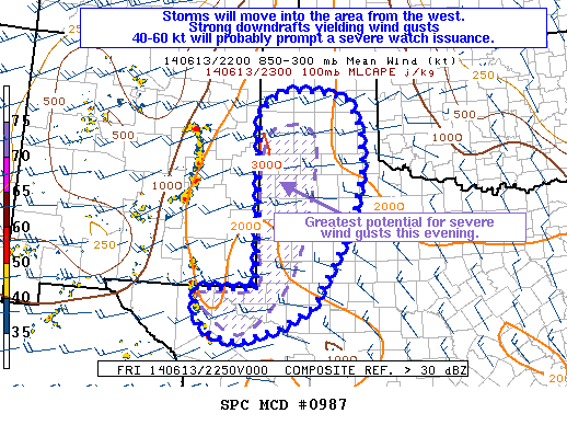 Mesoscale Discussion 987
