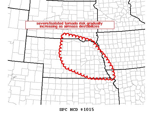 Mesoscale Discussion 1015