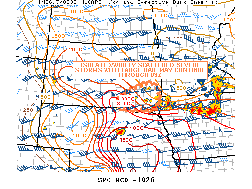 Mesoscale Discussion 1026