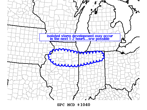Mesoscale Discussion 1040