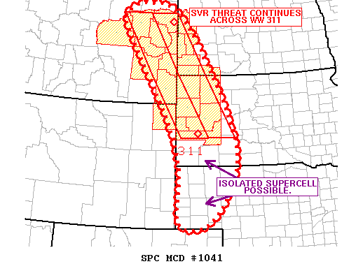Mesoscale Discussion 1041