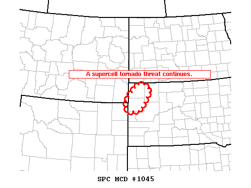 Mesoscale Discussion 1045