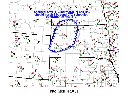 Mesoscale Discussion 1056