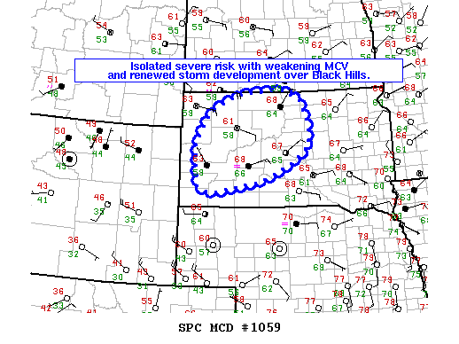 Mesoscale Discussion 1059