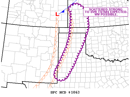 Mesoscale Discussion 1063