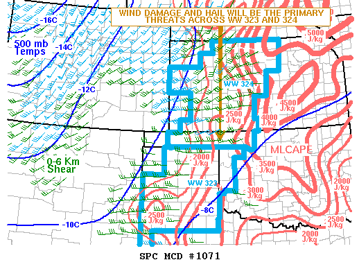 Mesoscale Discussion 1071