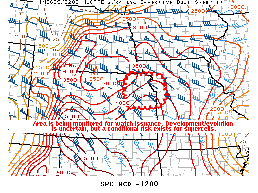 Mesoscale Discussion 1200