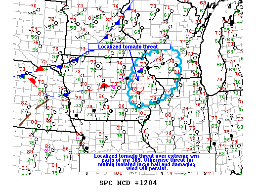 Mesoscale Discussion 1204