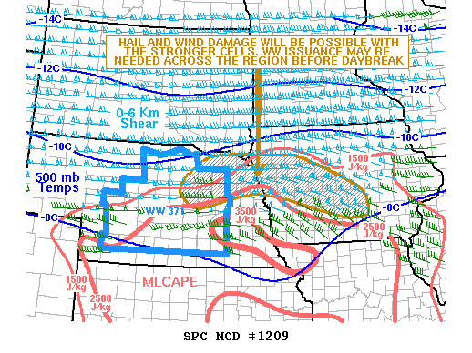 Mesoscale Discussion 1209