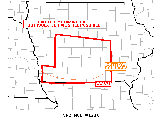 Mesoscale Discussion 1216