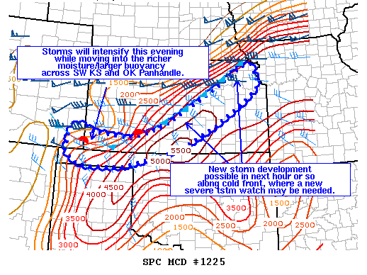 Mesoscale Discussion 1225
