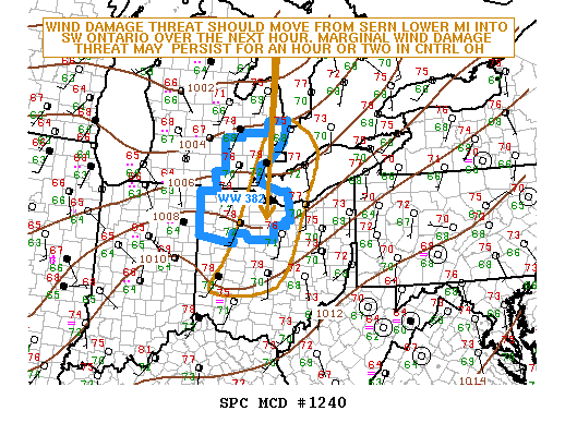 Mesoscale Discussion 1240