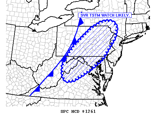 Mesoscale Discussion 1261