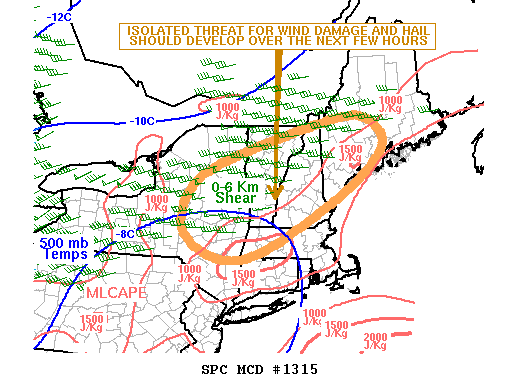 Mesoscale Discussion 1315