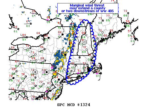 Mesoscale Discussion 1324