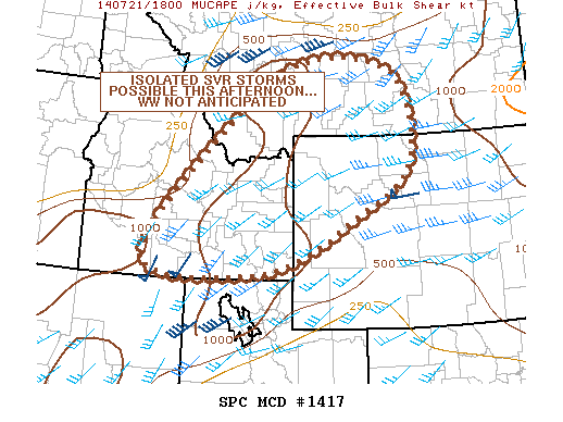 Mesoscale Discussion 1417